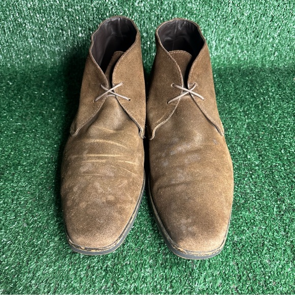 Ermenegildo Zegna Brown Suede Chukka Boots Size‎ US 11 main image 7